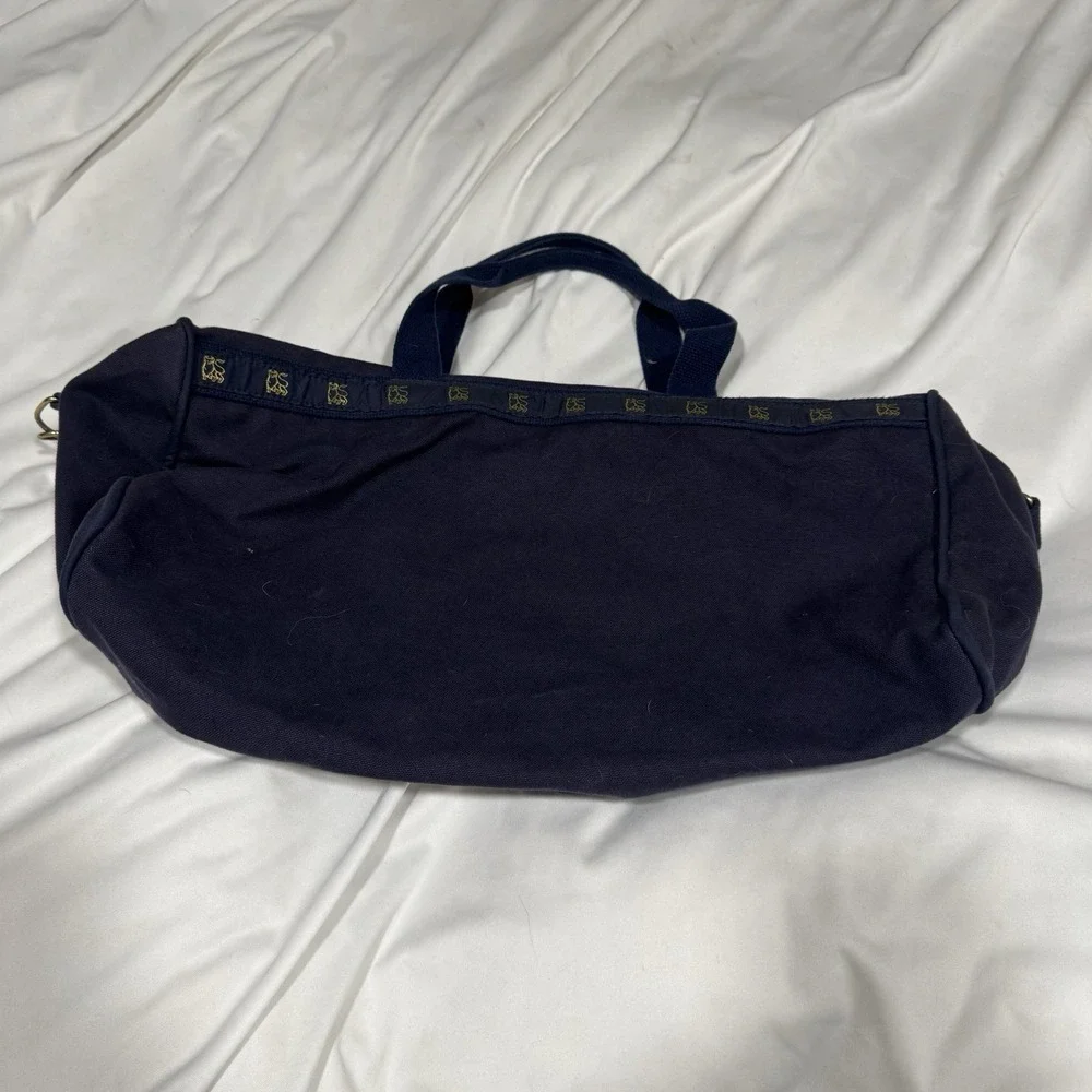 Vintage Warden Brooks Merrill Lynch Bull Wall Street Canvas Bankers Duffel Bag
